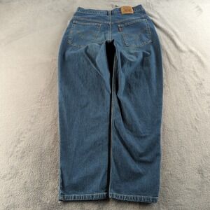 Vintage Y2K Levis Orange Tab Jeans Youth 16 Blue Wide Baggy Skater Grunge